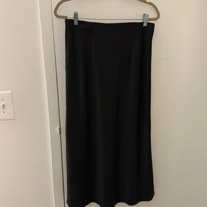 Black Silk Skirt